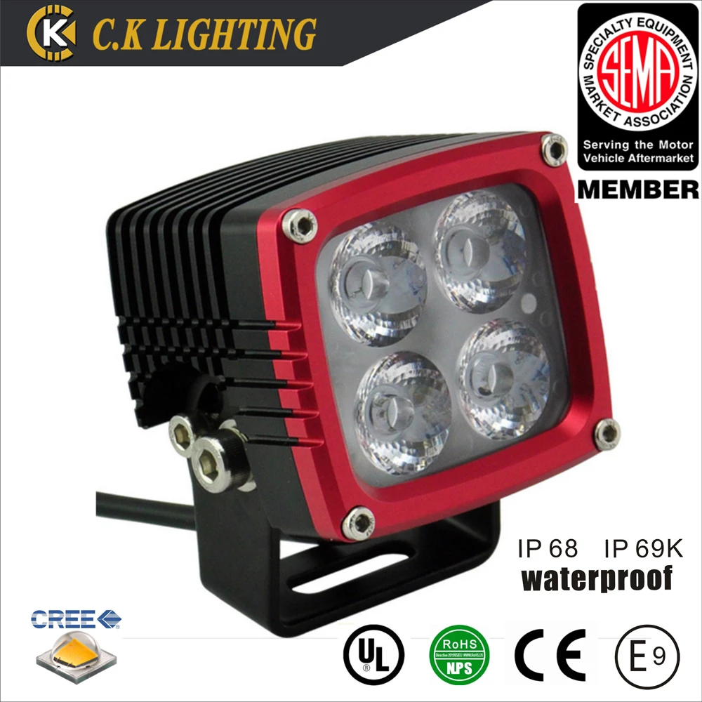 led pod light with cree chip 40w with 3d reflector
