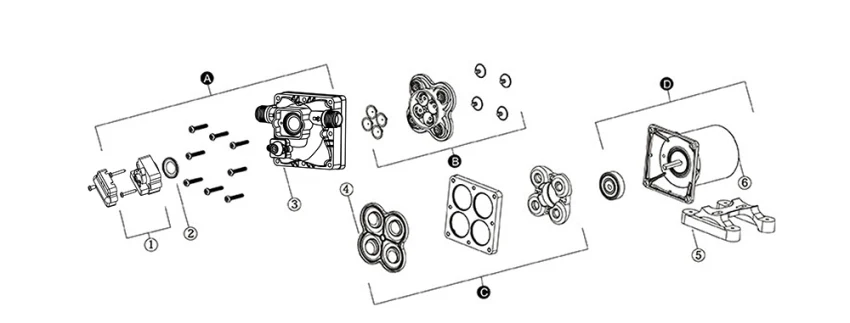 artis water pump parts