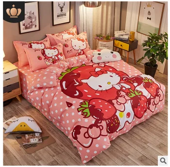 Hello Kitty Crib Bedding Set