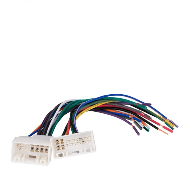 24 pin car stereo radio wiring harness plugs to factory radio for Chrysler Radio Wiring Harness 24 pin car stereo radio wiring harness plugs to factory radio for hyundaii