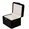 watch case high-grade black single slot showcase solid wooden men women travel business box