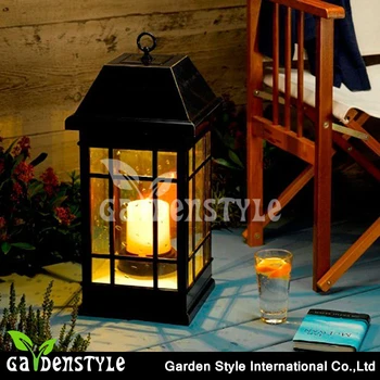 Pillar Candle Inside San Rafael Mission Style Solar Lantern Outdoor Pillar Candle Inside San Rafael Mission Style Solar Lantern Outdoor Led Lights