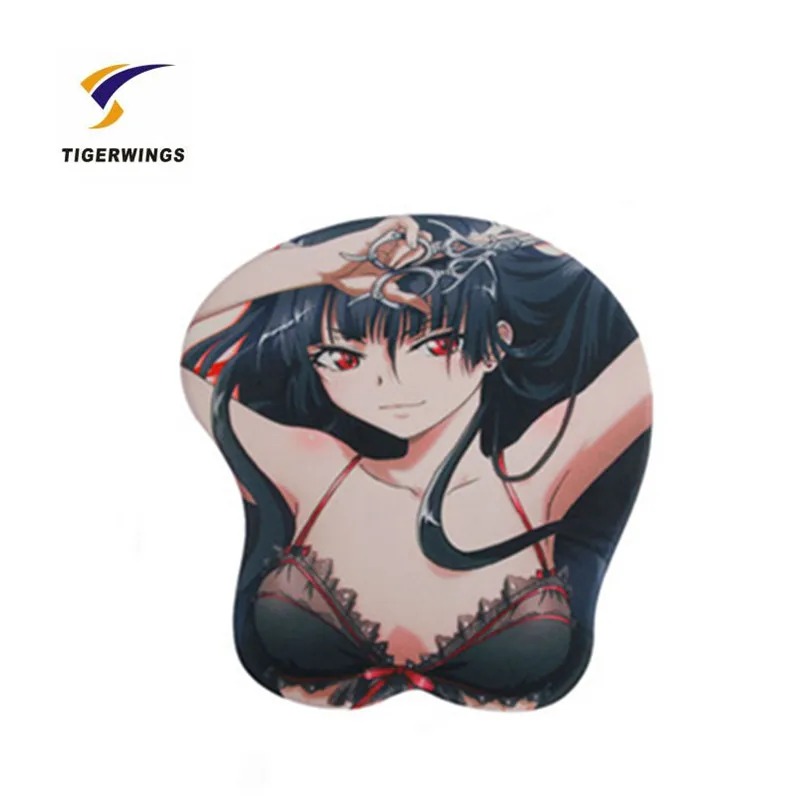 Customized top quality 3d breast mouse felt pad for hot sale