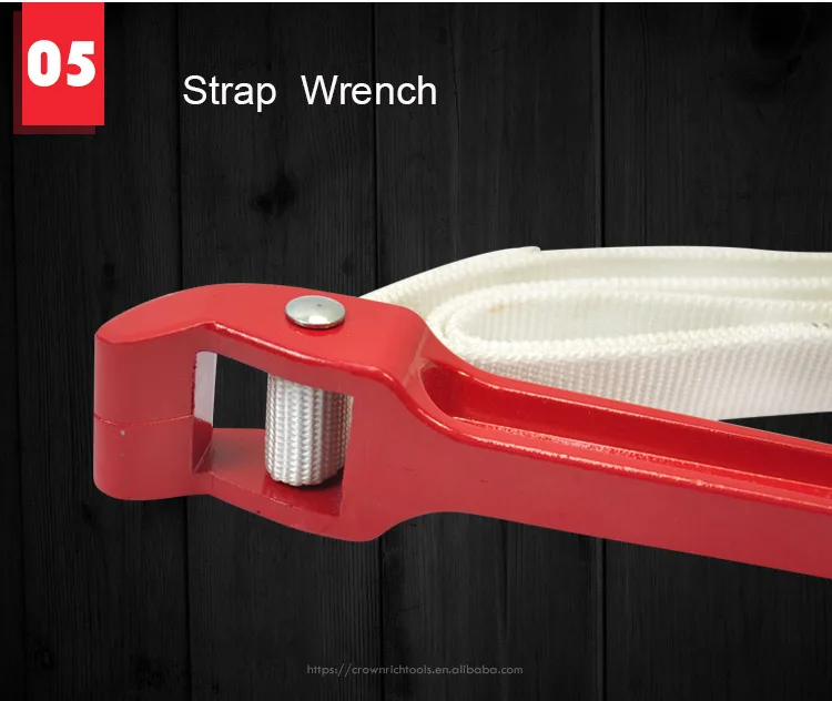 12'' Aluminum Strap Wrench Multipurpose Belt Strap Wrench Heavy Duty