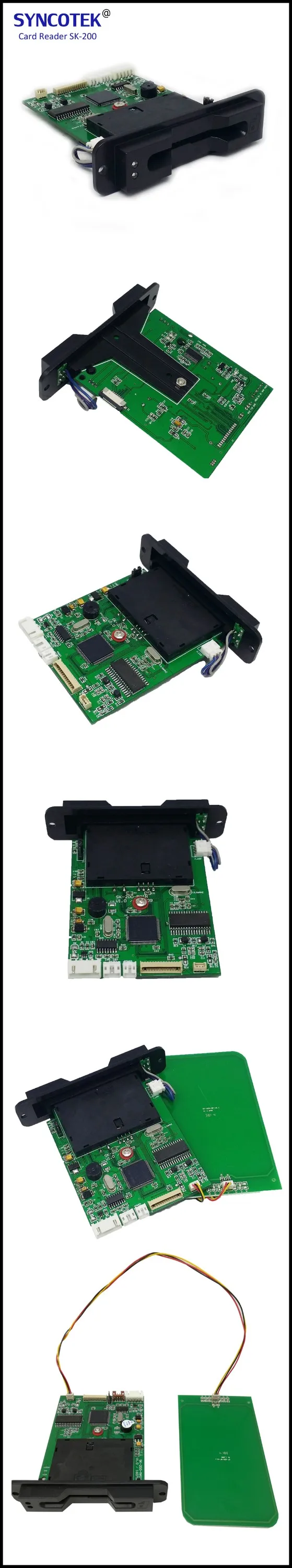 Manual de Inserção do Cartão Smart Card Reader/Escritor para sim cartão com chip magnético com certificado ce SK-200 - ANKUX.COM