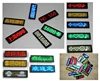 easy rechargeable mono color programmable led display panel name tag