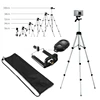 Portable Smartphone Digital Camera Tripod Stand For DSLR Camera With Mobile Phone Clip Holder For iPhone X 7 6S 6 Plus 5s