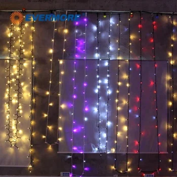 Evermore Holiday Time Christmas Rainbow Curtain String Led Light For Evermore Holiday Time Christmas Rainbow Curtain String Led Light For Window