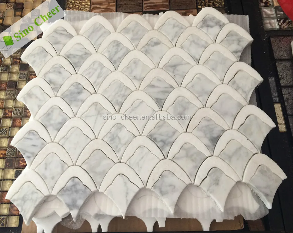 Natural Marble Flower Water Jet Mosaic Tile Pattern Buy Flower