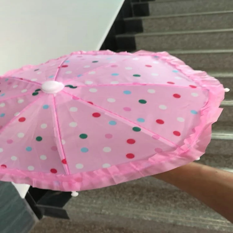 Promotional Cartoon Dancing Girl Kids Umbrellas,Small Mini Decorative Umbrellas For Toys For