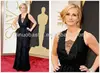 The 86th Academy Awards Julia Roberts Celebrity Dresses 2014 Black V-Neck Floor-length Peplum Accent Lace Evening Gown NB0336