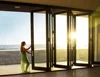 Customized Double glazed Energy efficient folding balcony window for villa