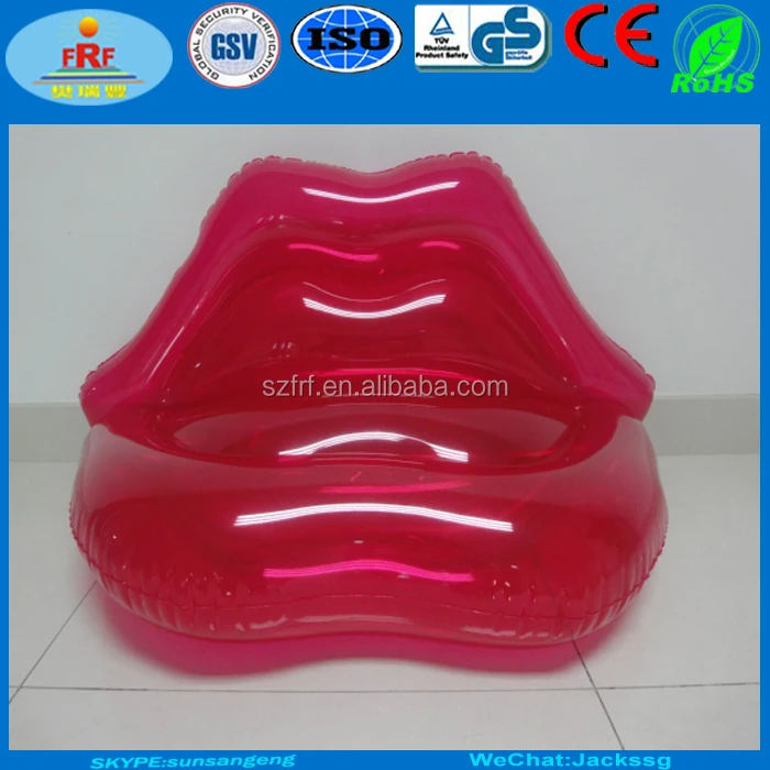 Pink Lip Shaped Inflatable Chair Buy Inflatable Lip Shaped Chair,Pink
