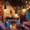 Festoon Party Christmas Lights String With Edison Bulbs Garland EU AU US UK PLUG Globe Light String Outdoor