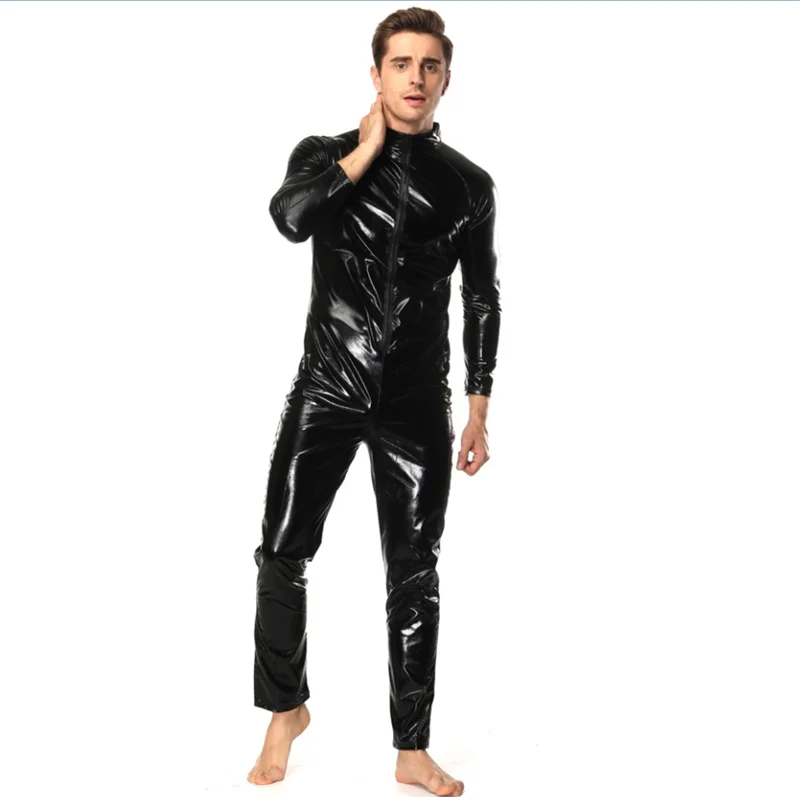 Inflatable Latex Costume Latex Catsuit Men Sexy Fashion Catsuit For Men