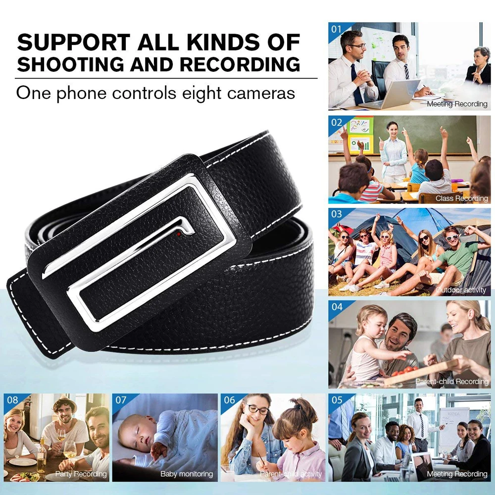 belt buckle camera