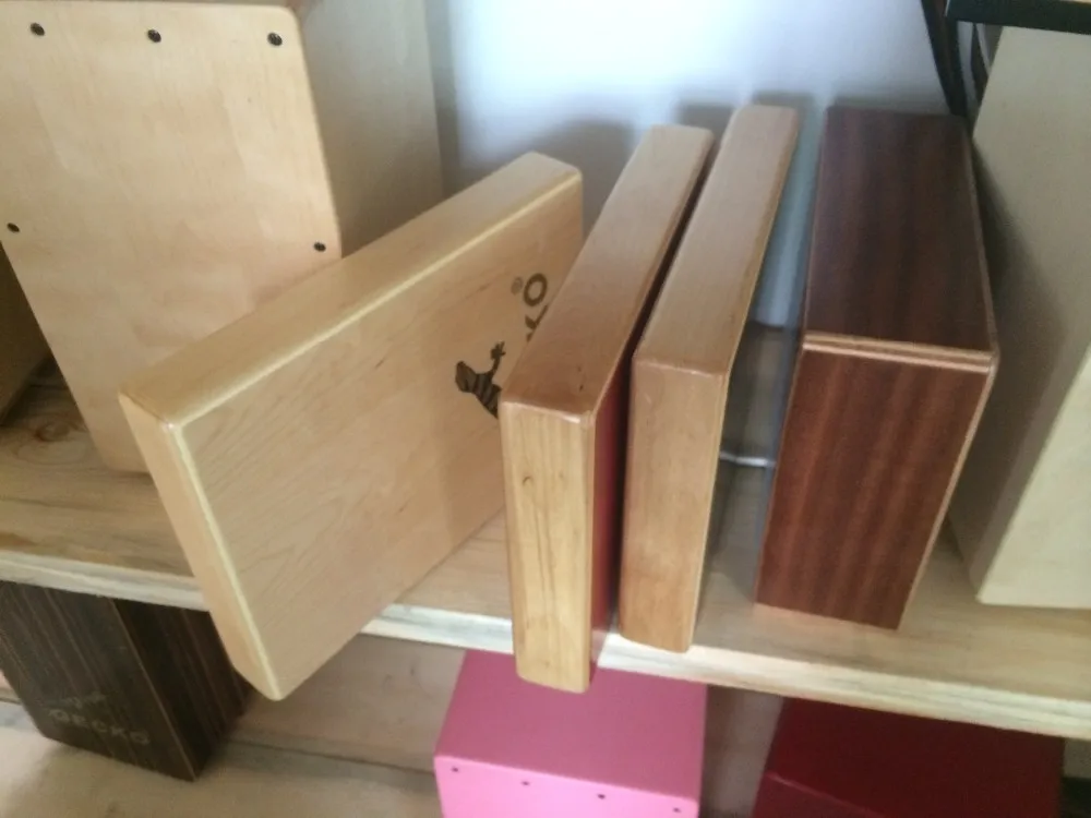 fait sur mesure 3D Printing Aiersi main Cajon tambour en bois pour