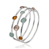 51699 XUPING fashion colorful gemstone bangle for women,girls indian bangles,gold plated bangles artificial bangles