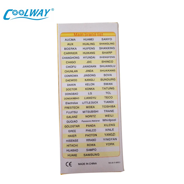 New Good Quality Air Conditioning Remote Controls