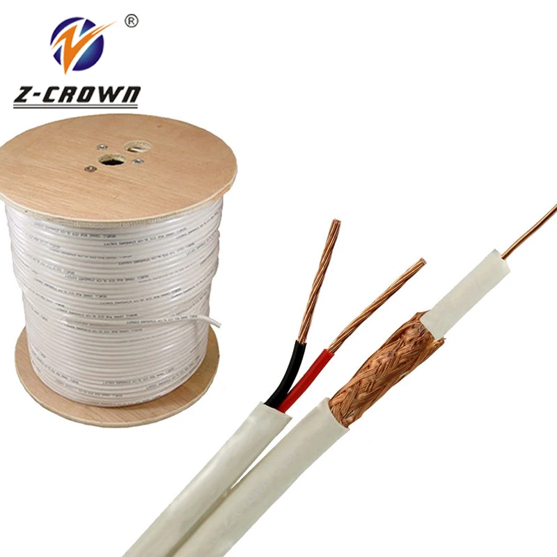 Thin Rg6+2c Coaxial Cable With Power Cable Buy Rg6 With 2 Power,Rg6