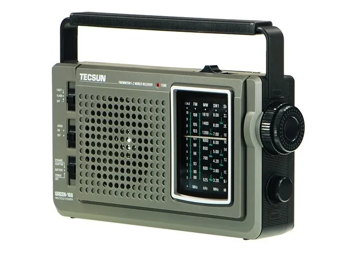 TECSUN Radio R208 Dual Band AM/FM Portable Pocket D-szie Battery Desktop Radio