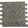 Good price coffee brown stone sheet wooden marble split face mosaic tiles