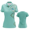 Custom logo print women sublimated new design polo t shirt cricket uniforms wholesale