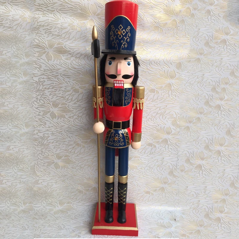 large wooden soldier decoration