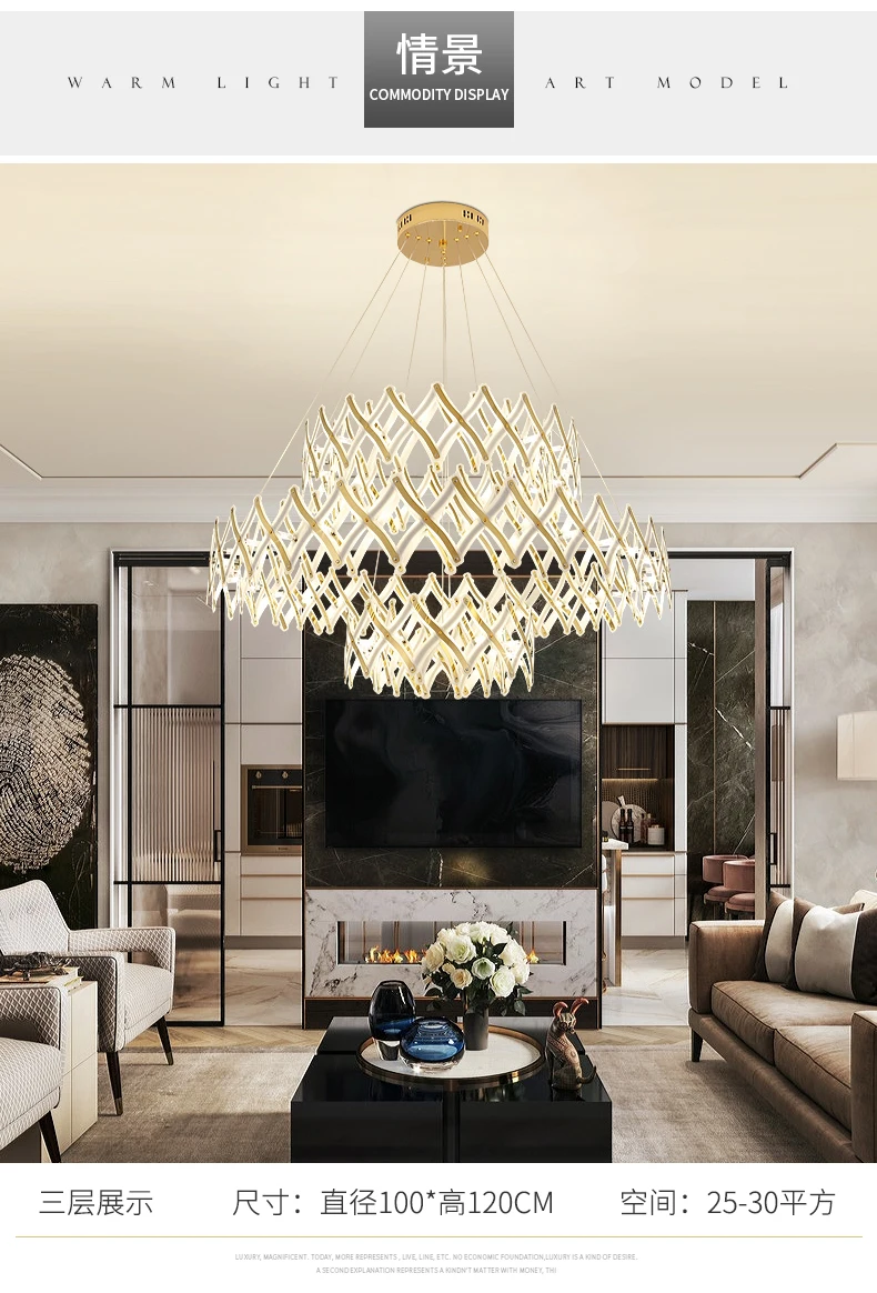 modern luxury special lamp gold honeycomb led crystal steel lobby home chandelier pendant light