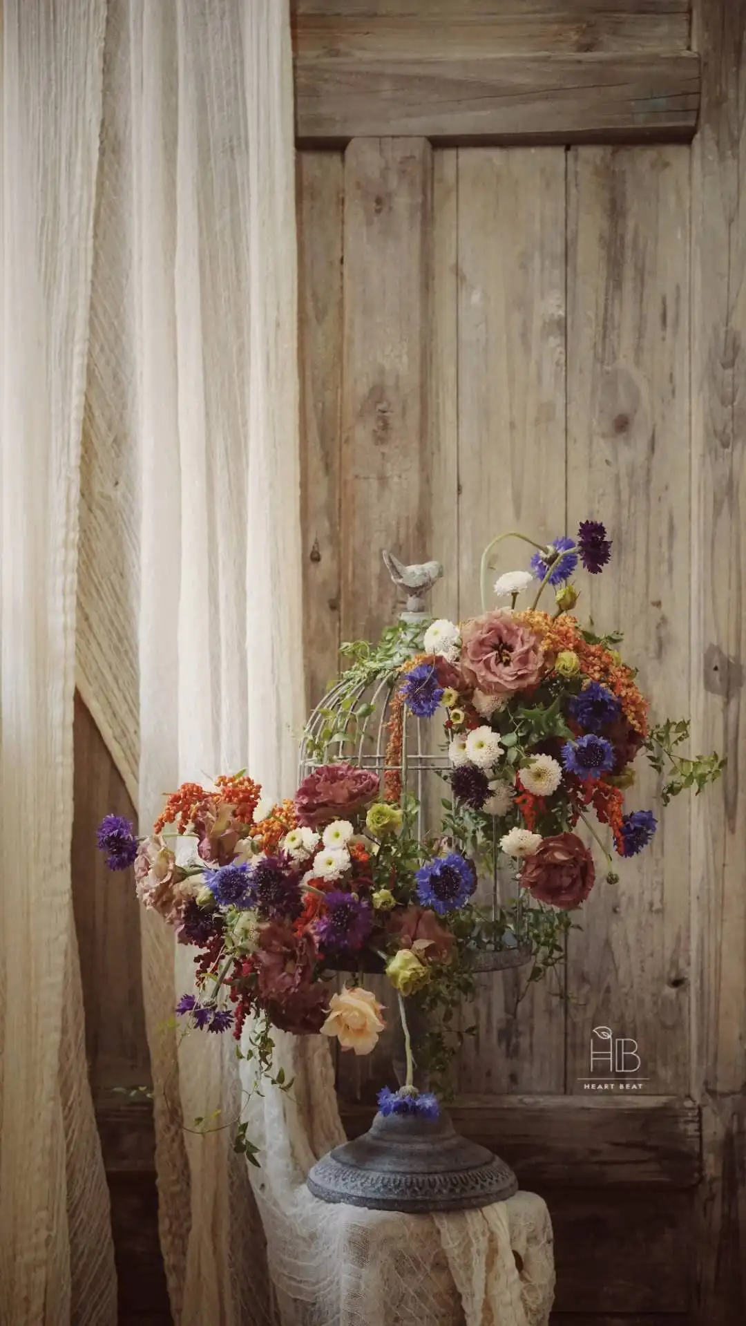 Creative Bird Cage Candlestick for wedding