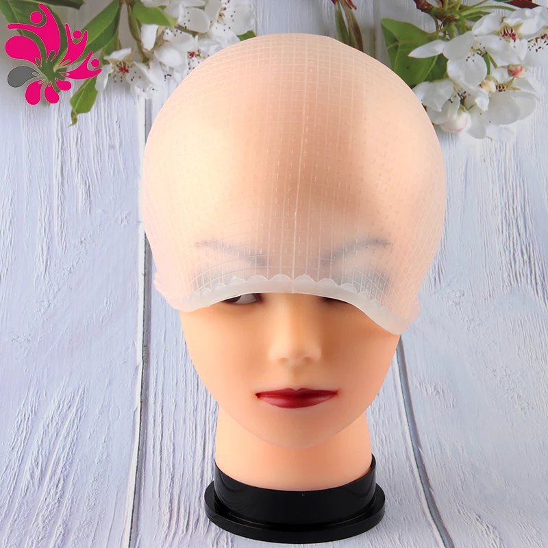 Silicone Cross Hole Hair Highlighting Hair Dying Cap Buy Hair Drying