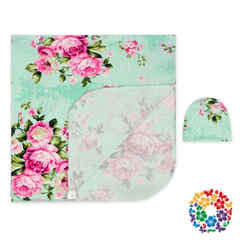 floral muslin wrap