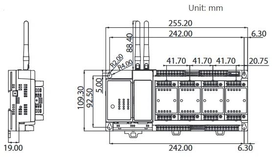 Advantech ADAM-3600-C2G Modbus & DNP3 Protocol modbus rtu - ANKUX.COM