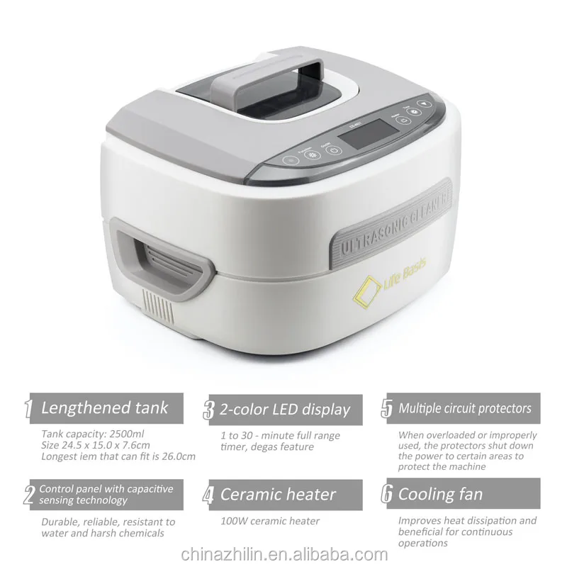 2019 Codyson Dental Ultrasonic Cleaner With CE ROHS GS Approval CD-4821