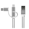 3ft PVC/braided 3 in 1 multi connectors phone data cable wire