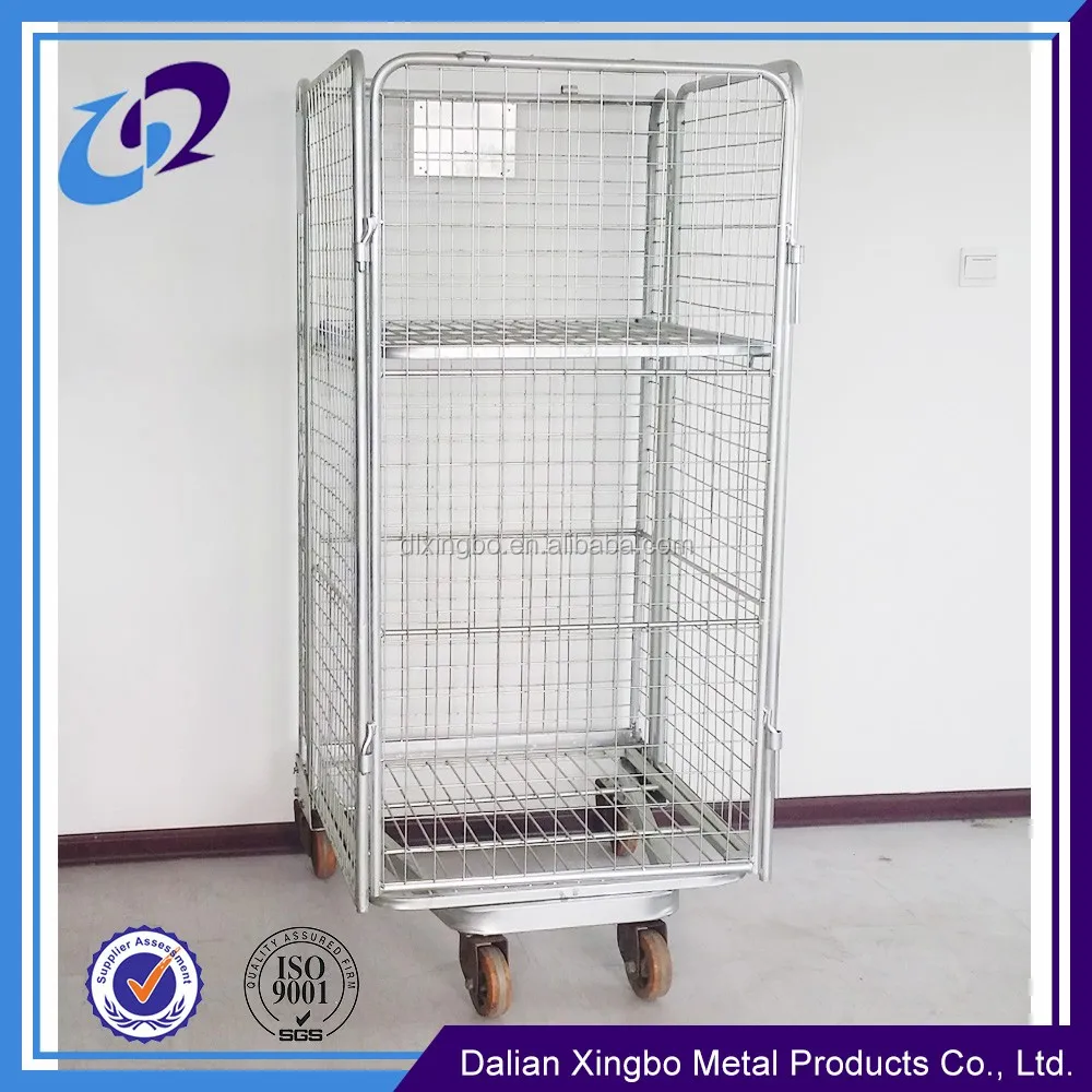 2016 Cargo & Storage Equipment Rolling Cage Cart Warehouse 