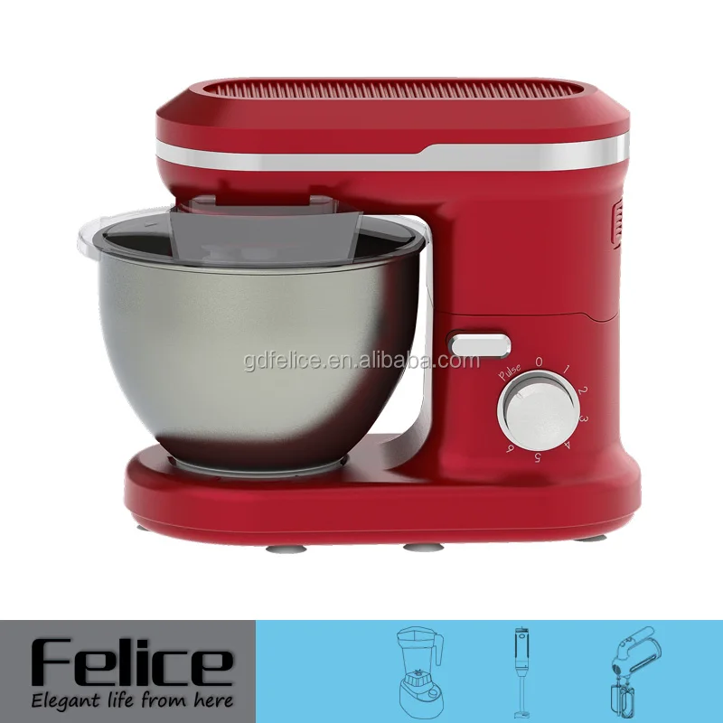 700w Electric Stand Mixer With 5l Ss Bowl 6 Speeds With Pulse Function