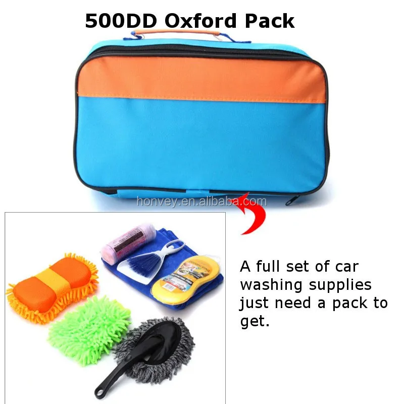 9pcs Car Cleaning Tools Car Wash Kit Interior Exterior Cleaning Sponge