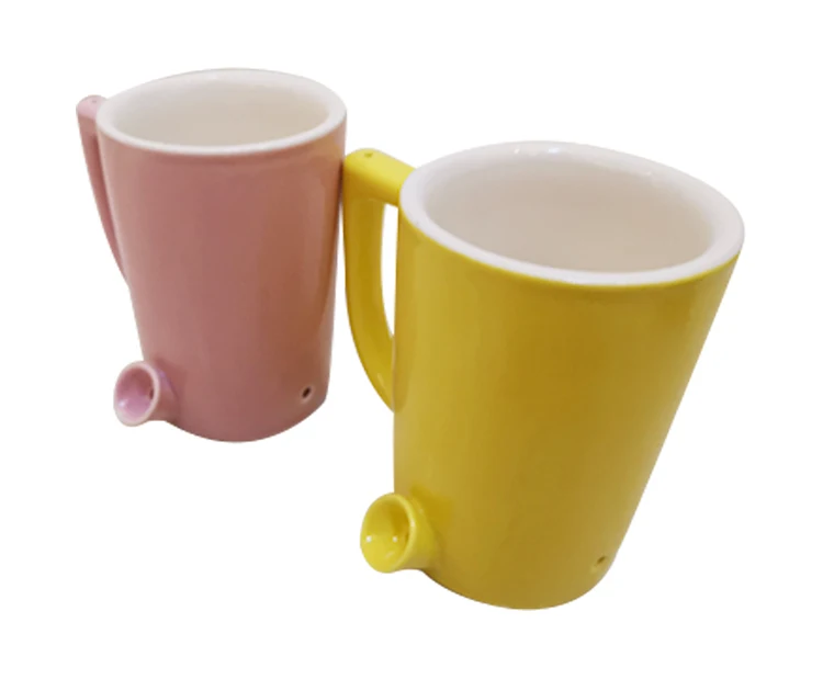 Color is optional best design pipe ceramic cup, manufacturers direct sales