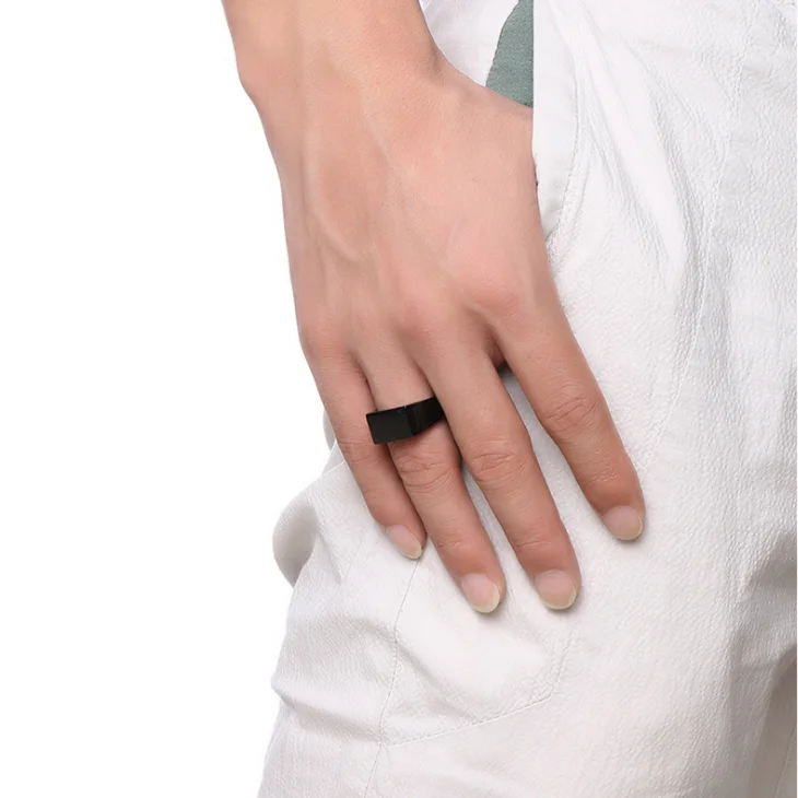 Details about   Brosway Bullet men's ring in steel with black interior 25 