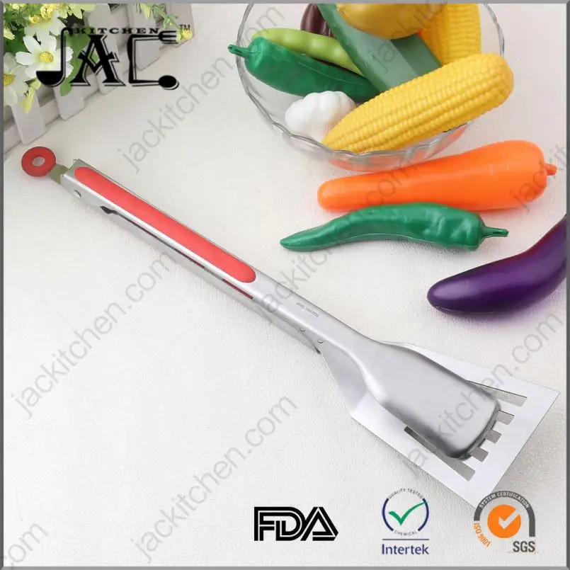 Industrial Stainless Steel Pp Salad And Ice Tongs