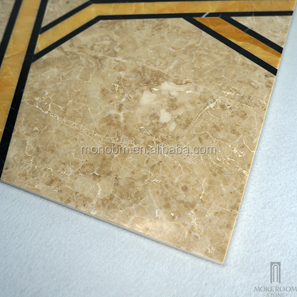 Latte mármol color beige laminado suelo de mármol azulejos chorro ... Marmol decoración piso