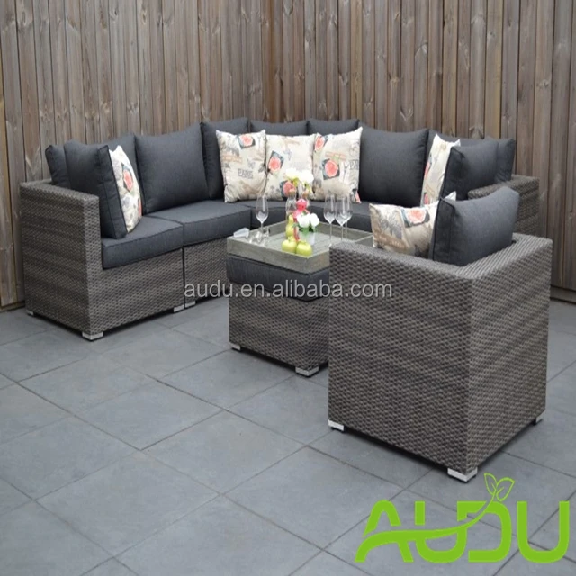 Audu Boston Big Corner Rattan Furniture With Corner Sofa And Separate Chairs Buy Boston Big Corner Rattan Furniture With Corner Sofa And Separate