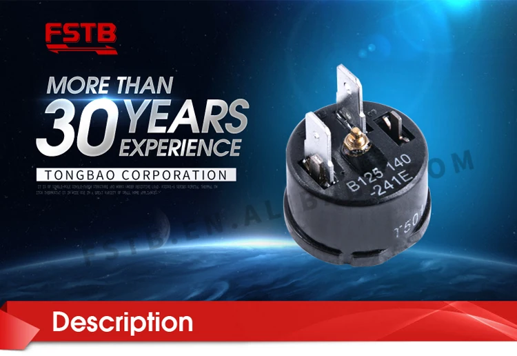 FSTB B Series Compressor External Overload Protector for Refrigerator Parts