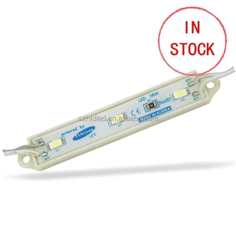 Best price 12v 3 chips 5730 ip65 120degree led module samsung brand module