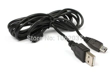 High Quality usb 2.0 to Mini 5 pin usb charger cable Charging Data sync Cord for PS3 PSP Controller MP3 MP4 Digital Camera