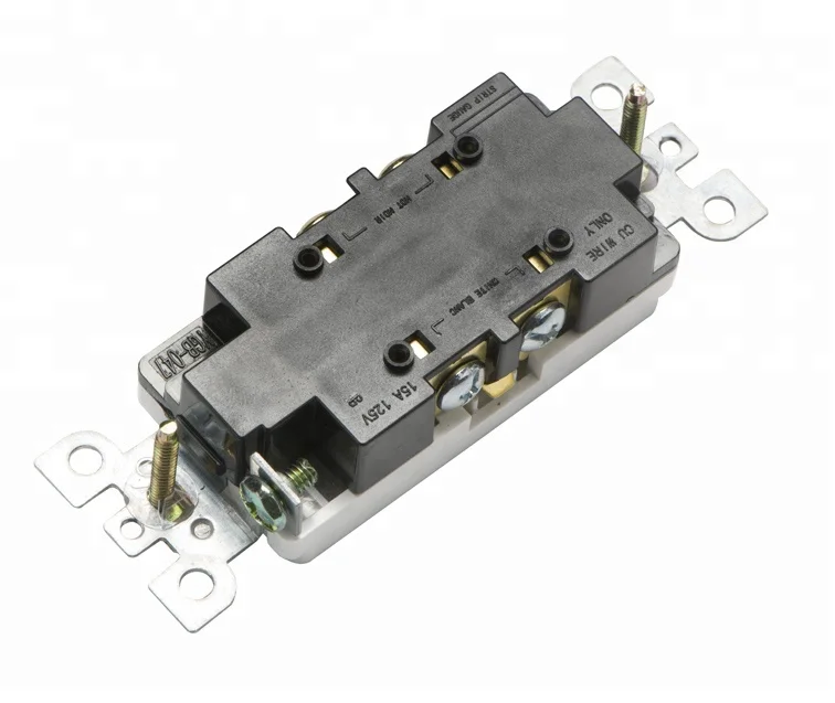 Nema 515r 15amp 125v Us Decorator Duplex Electrical Wall Receptacle