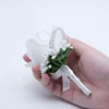 China factory wholesale artificial rose brooches corsage high quality silk flower brooch