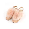 Ladies New Shoes Sandal Woman Fur Design Fashion Summer Slippers