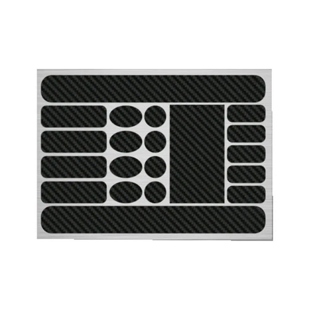 WINOMO Bike Chainstay Guard Bicycle Frame Protector Set (Black Carbon Fibre)